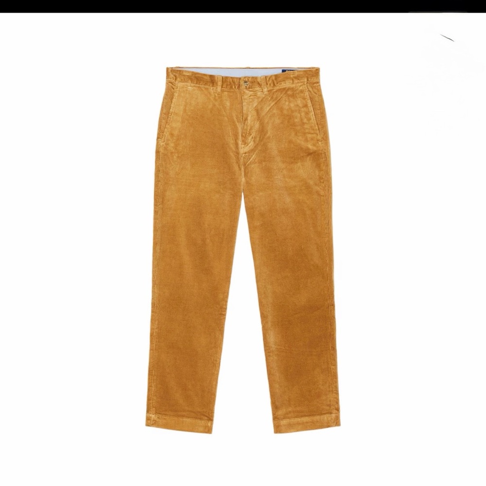Polo Ralph Lauren Bedford Straight Fit Stretch Corduroy Pant Golden Brown 32x30 - Picture 4 of 16